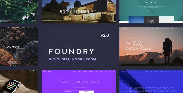 Foundry v2.1.5 – Multipurpose, Multi-Concept WP Theme