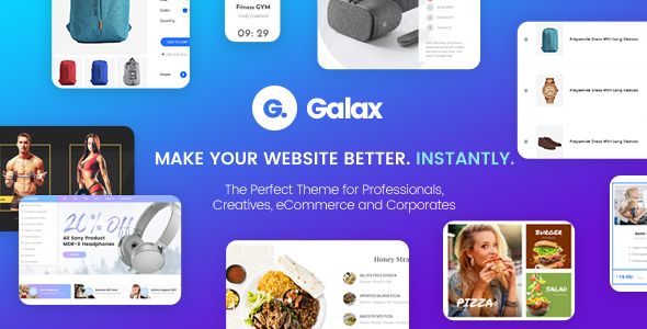 Galax v1.0 – Creative eCommerce Multi-Purpose Theme