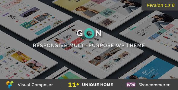 Gon v1.3.8 – Responsive Multi-Purpose WordPress Theme