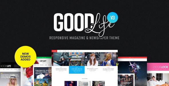 GoodLife v3.0.2 – Responsive Magazine Theme