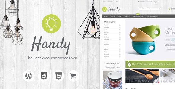 Handy v5.0.2 – Handmade Shop WordPress WooCommerce Theme