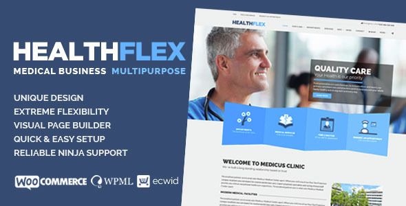 HEALTHFLEX v1.5.7 – Medical Health WordPress Theme