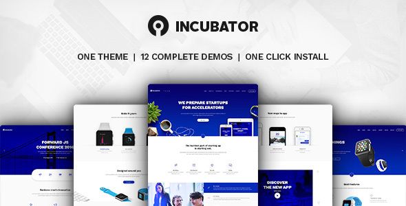 Incubator v1.4 – WordPress Startup Business Theme