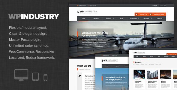 WP Industry v1.5 – Industrial & Engineering WP Theme