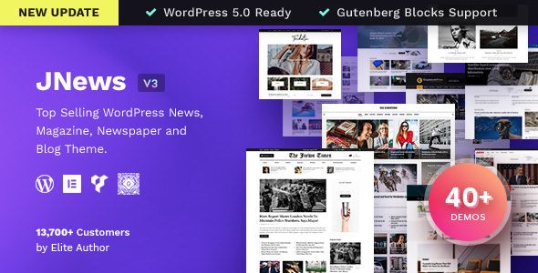 JNews v3.1.2 – Newspaper Magazine Blog AMP Theme