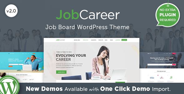 JobCareer v2.2 – Job Board Responsive WordPress Theme