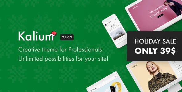 Kalium v2.1.6.3 – Creative Theme for Professionals