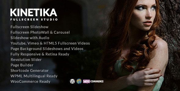 Kinetika v4.1 – Fullscreen Photography Theme