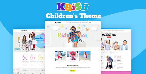 Krish v1.1 – Nursery School, Pre School Theme