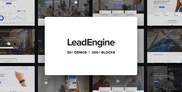 LeadEngine v1.7.1 – Multi-Purpose Theme With Page Builder