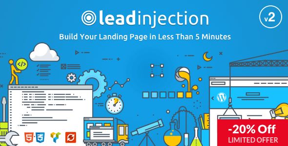 Leadinjection v2.2.2 – Landing Page Theme