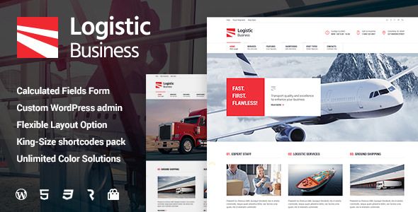 Logistic Business v1.0.8 – Transport & Trucking Logistics Theme