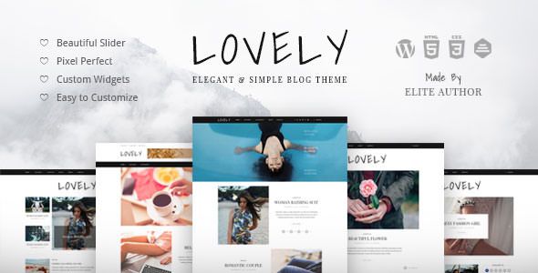 Lovely v1.0.8 – Elegant & Simple Blog Theme