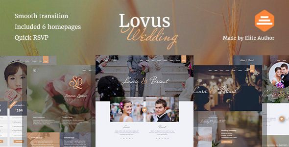 Lovus v1.0.4 – Wedding Planner WordPress Theme