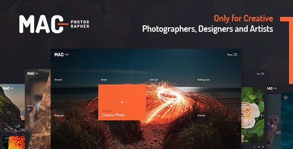 MAC v1.1 – Photography Fullscreen WordPress Theme