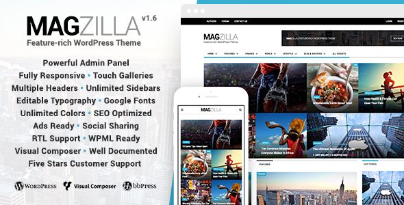 MagZilla v1.6.0 – For Newspapers, Magazines and Blogs