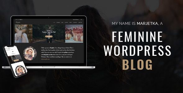 Marjetka v2.0 – A Responsive Feminine Blog Theme