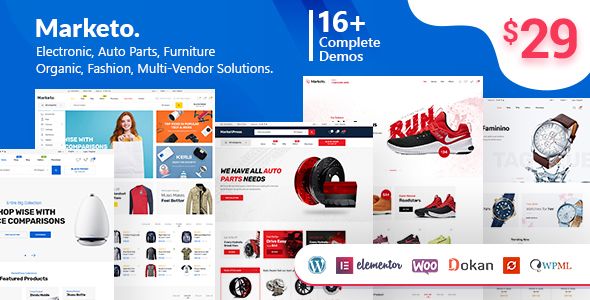 Marketo v1.3.8 – ECommerce & Multivendor Theme