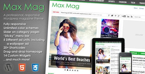 Max Mag v2.09.0 – Responsive WordPress Magazine Theme