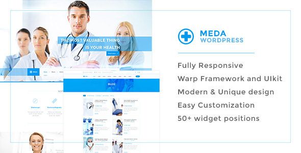Meda v1.0.1 – Health and Medical Responsive Theme