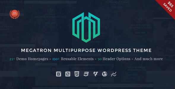 Megatron v2.9 – Responsive MultiPurpose WordPress Theme