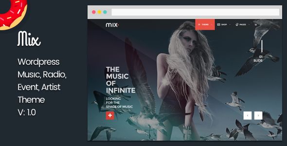 Mix v1.3 – WordPress Themes For Musicians