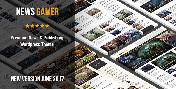 News Gamer v2.2 – Premium WordPress News / Publishing Theme