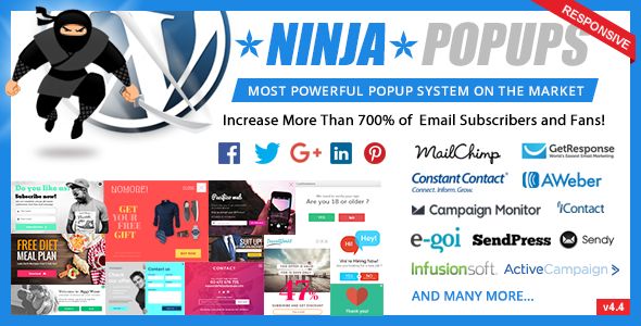 CodeCanyon – Ninja Popups for WordPress v4.5.6