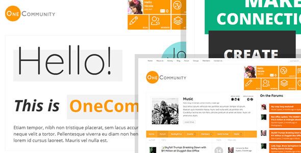 OneCommunity v2.2 – BuddyPress Community LMS Theme