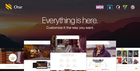 One v1.2 – Business Agency Events WooCommerce Theme