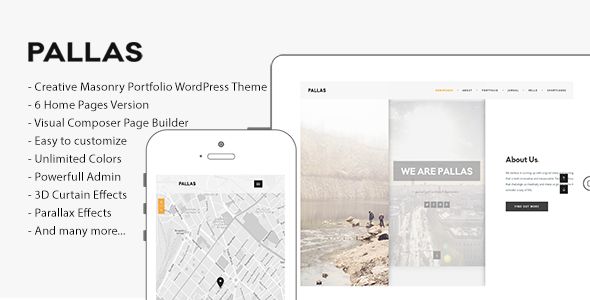 Pallas v1.7.2 – Creative Multi-Purpose WordPress Theme