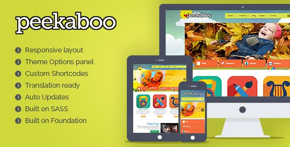 Pekaboo v2.13.0 -Themeforest Children Theme Template