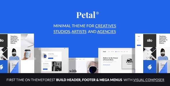 Petal v1.2.0 – Creative Portfolio for Freelancer and Agency