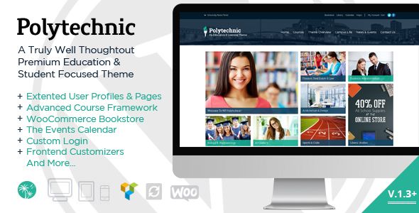 Polytechnic v1.3.5 – Powerful Education, Courses & Events
