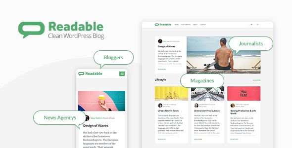 Readable v2.3.0 – Blogging Theme Focused On Readability