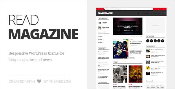 ReadMagazine v1.0 – WordPress Theme for Blog & Magazine