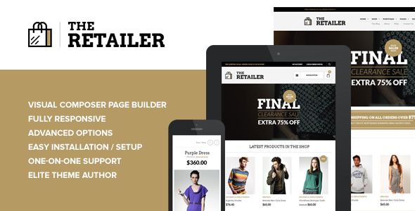 The Retailer v2.9.2 – Responsive WordPress Theme