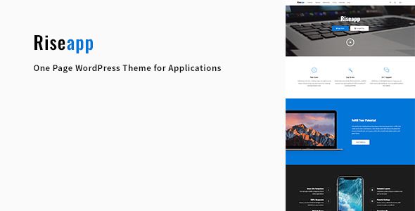 Riseapp v1.0.1 – One Page Theme For Applications