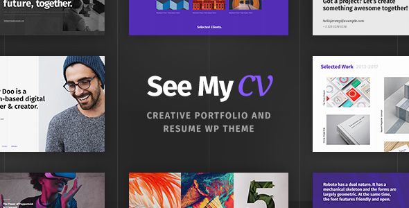 See My CV v1.0.3 – Resume & vCard WordPress Theme