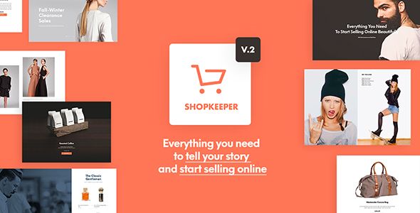 Shopkeeper v2.0.7 – eCommerce WP Theme For WooCommerce