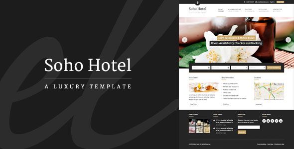 Soho Hotel v2.0.1 – Responsive Hotel Booking WP Theme