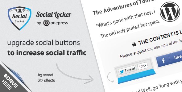 Social Locker for WordPress v4.5.1