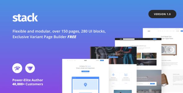 Stack v10.2.1 – Multi-Purpose Theme with Variant Page Builder