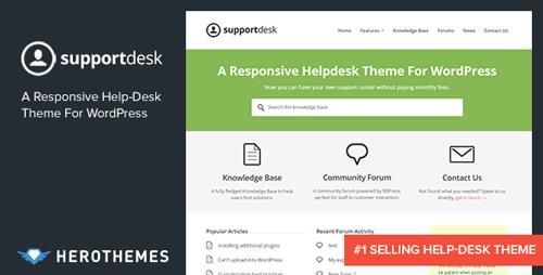 ThemeForest – Support Desk v1.0.17 – A Responsive Helpdesk Theme