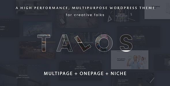 Talos v1.2.4 – Creative Multipurpose WordPress Theme