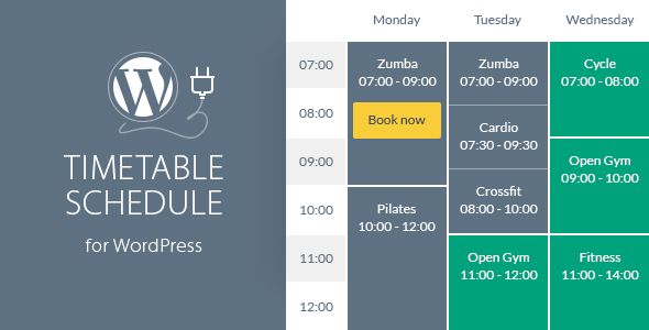 Timetable Responsive Schedule v5.8