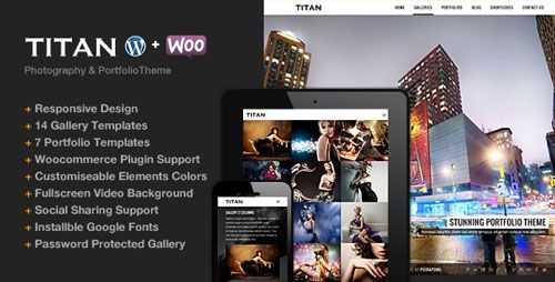 Titan v2.6 – Responsive Portfolio Photography Theme