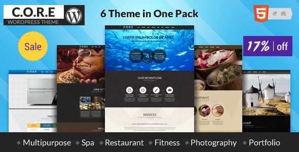 Core One v2.6 – Multipurpose One Page Theme