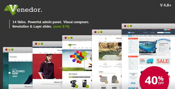 Venedor v2.6.0 – WordPress + WooCommerce Theme