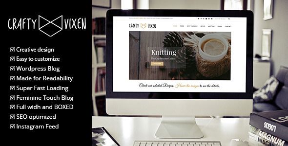 Vixen Blog v1.4 – Responsive DIY WordPress Blog